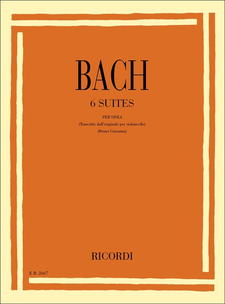 6 Suites per Viola BWV 1007 - 1012